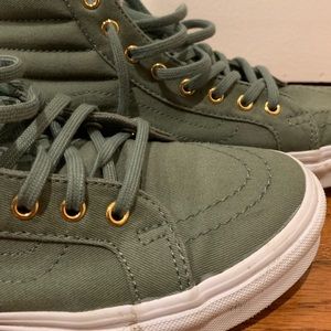Olive Green Stake Hi Vans